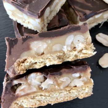 Rezept Erdnuss Karamell Riegel lowcarb glutenfrei