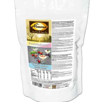 Proteindessert VANILLE-SAHNE Dessertcreme low carb glutenfrei ohne Zuckerzusatz