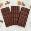CHOKETO Low Carb & Keto Schokolade ZARTBITTER & MANDEL – 3 Tafeln – handgemacht – ohne Zuckerzusatz