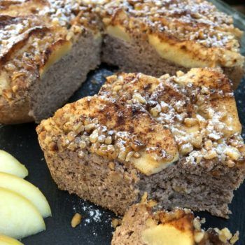 Rezept Zimt-Apfelkuchen lowcarb glutenfrei