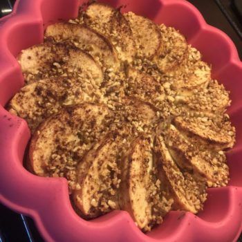 Rezept Zimt-Apfelkuchen lowcarb glutenfrei