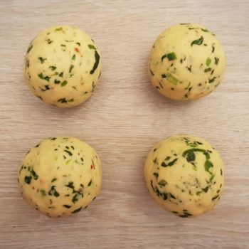 Rezept Bärlauch Parmesan Knödel lowcarb glutenfrei keto