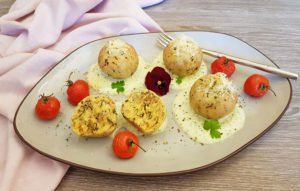 Rezept Bärlauch Parmesan Knödel lowcarb glutenfrei keto