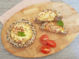 Rezept Gefüllte Bauertoastweckerl lowcarb glutenfrei keto
