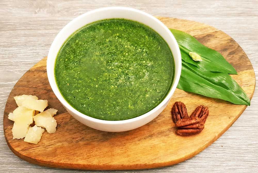 Rezept Bärlauchpesto lowcarb glutenfrei keto