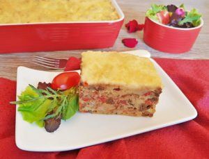 Rezept Brotwürfelauflauf lowcarb glutenfrei keto