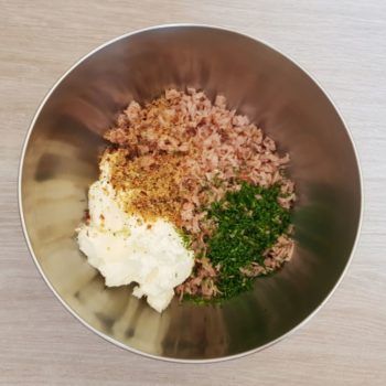 Rezept Frischkäse Schinken Hefeherzen lowcarb glutenfrei keto