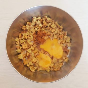 Rezept Brotküchlein gefüllt mit Joghurthähnchen lowcarb glutenfrei