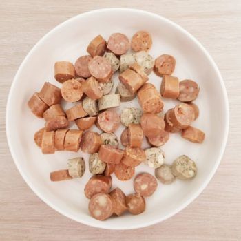 Rezept Grillwurstballs mit Sommer Salsa & Brotchips lowcarb glutenfrei