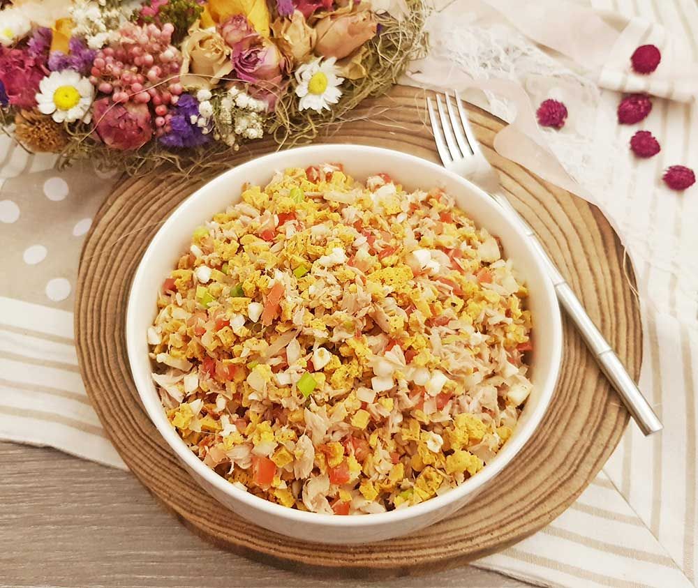 Rezept Panzanella - Toskanischer Brotsalat lowcarb glutenfrei