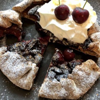 Rezept Galette mit Früchten und Kollagen lowcarb glutenfrei