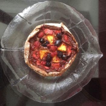 Rezept Galette mit Früchten und Kollagen lowcarb glutenfrei
