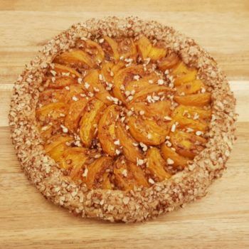 Rezept Aprikosen-Marillen Nuss Galette lowcarb glutenfrei