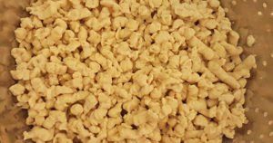 Grundrezept Eierspätzle lowcarb glutenfrei keto