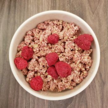 Rezept Pfirsich Melba No bake Cake lowcarb glutenfrei