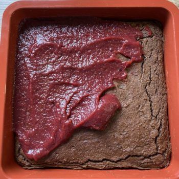 Rezept Gewürzkuchen mit Pflaumencreme und Schokoganache lowcarb