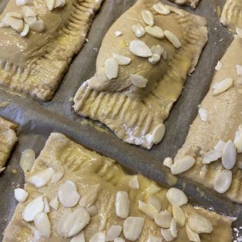 Rezept Pflaumen Pudding Taschen low carb glutenfrei keto