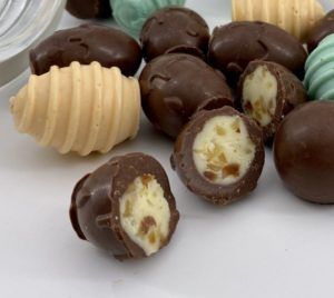 Rezept Schokobons mit Nuss-Sahne-Creme lowcarb keto glutenfrei