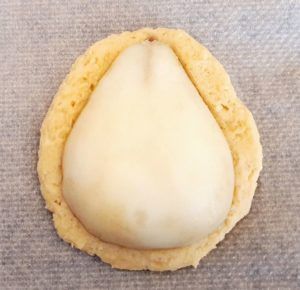 Rezept Gefüllte Birne im Mandelkleid mit Vanillesauce lowcarb glutenfrei