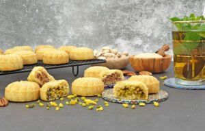 Rezept Orientalische Maamouls - Kekse mit Pistazien- und Pekannussfüllung معمول lowcarb glutenfrei