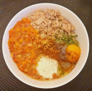 Rezept Tomaten-Thunfischlaibchen lowcarb glutenfrei keto