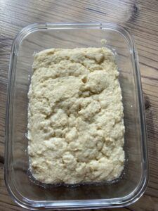 Rezept Erdbeer-Joghurt-Kuchenbowl lowcarb glutenfrei