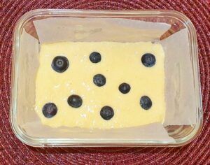 Rezept Heidelbeere Zitrone Kuchenbowl lowcarb glutenfrei