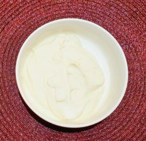 Rezept Heidelbeere Zitrone Kuchenbowl lowcarb glutenfrei