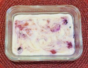 Rezept Heidelbeere Zitrone Kuchenbowl lowcarb glutenfrei