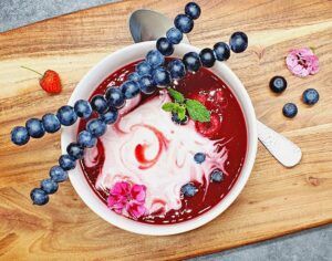 Rezept Frucht Kollagen Gazpacho mit Buttermilch lowcarb glutenfrei