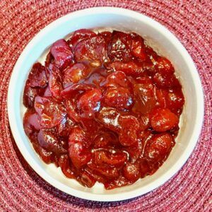 Rezept Kirsch Nuss Streusel Kuchen lowcarb glutenfrei