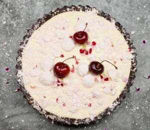 Rezept Schoko Nuss Kirschtarte lowcarb keto glutenfrei