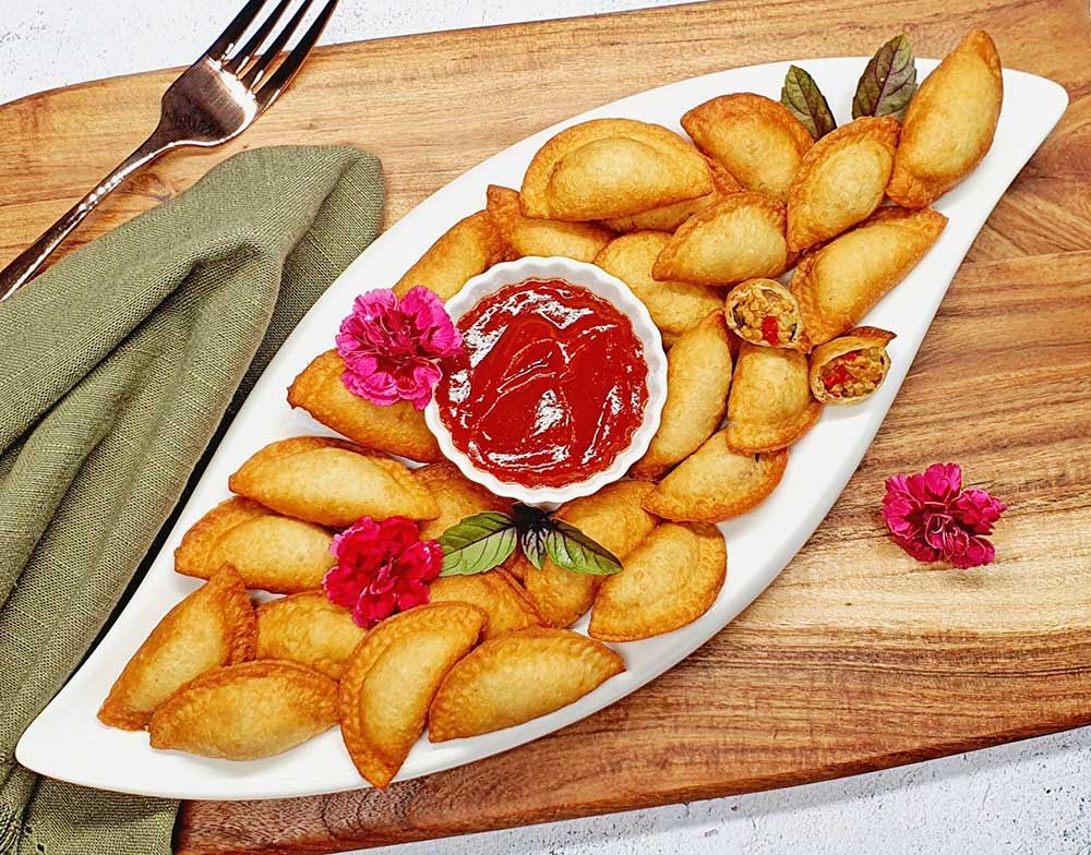 Rezept Pfifferling - Eierschwammerl Taschen lowcarb keto glutenfrei