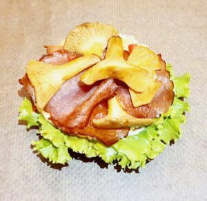 Rezept Pfifferling Burger lowcarb glutenfrei keto