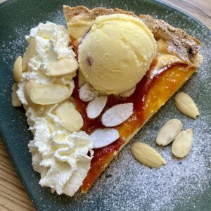 Rezept Pfirsich-Quark-Tarte lowcarb glutenfrei