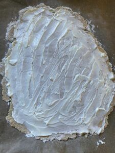 Rezept Kürbis Apfel Flammkuchen lowcarb keto glutenfrei