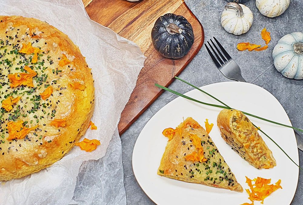 Rezept Ricotta Kürbis Hackfleischkuchen lowcarb keto glutenfrei