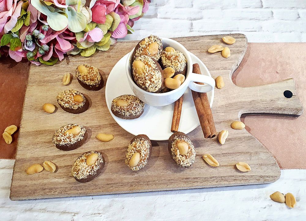 Rezept Zimt Erdnuss Busserl lowcarb keto glutenfrei