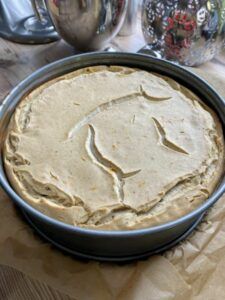 Rezept Orangen Zimt Cheesecake lowcarb keto glutenfrei