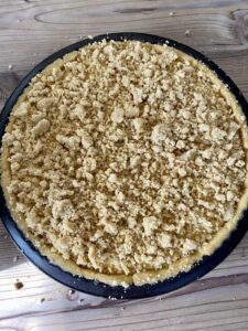 Rezept Zitronen Streusel Tarte lowcarb keto glutenfrei