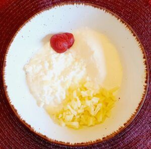 Gemüsepizza mit Hüttenkäse und Kollagen lowcarb keto glutenfrei