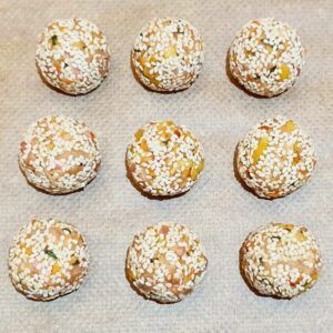 Rezept Karotten Radieschenbälle lowcarb keto glutenfrei