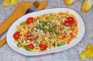 Rezept Spätzlepfanne aus Germknödlteig lowcarb keto glutenfrei