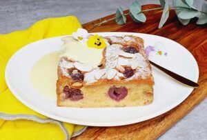 Rezept Kirschenmichl mit Vanillesoße lowcarb keto glutenfrei