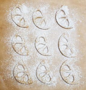 Rezept Orangenspalten Plätzchen lowcarb keto glutenfrei