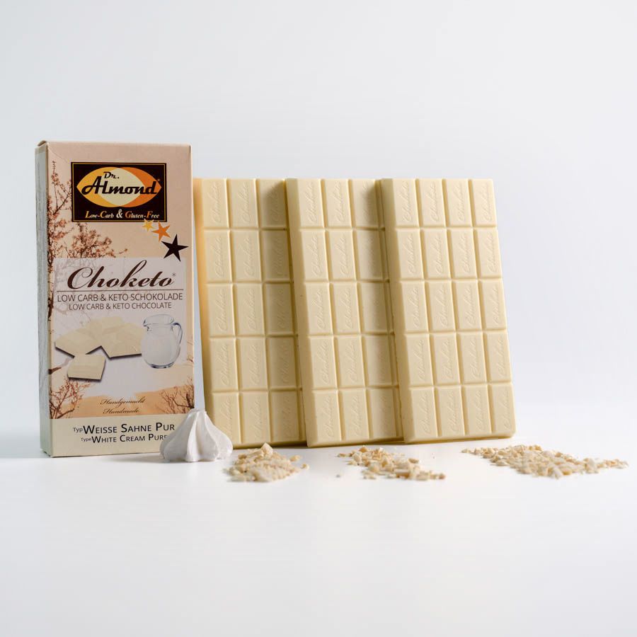 CHOKETO Weisse Sahne PUR low-carb zuckerfrei keto