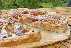 Rezept Apfel Nuss Tarte lowcarb keto glutenfrei