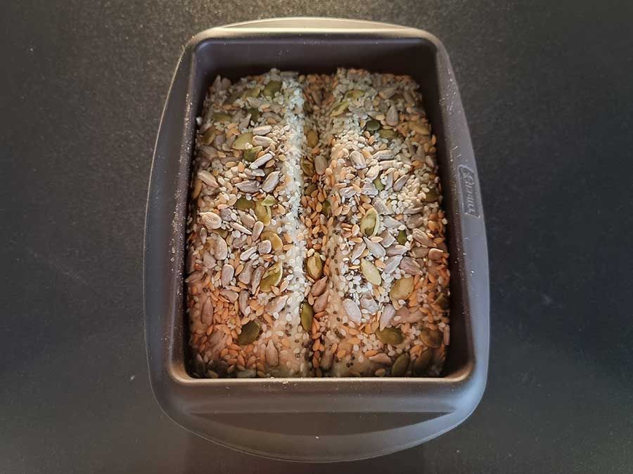 Ramsteiner Körnertoast low-carb keto glutenfrei paleo Eiweißbrot Backmischung