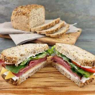 Ramsteiner Körnertoast low-carb keto glutenfrei paleo Eiweißbrot Backmischung