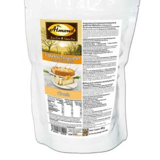 KÄSEKUCHENZAUBER CLASSIC Fertigmischung für Käsekuchen – low-carb, glutenfrei, sojafrei, keto Käsekuchenhilfe